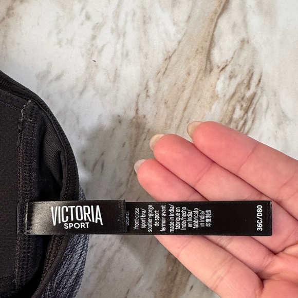 Women's Gray Sports Bra C36 - Picture 7 of 7